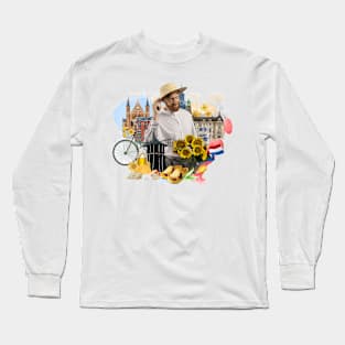 Dutch Collage Concept Long Sleeve T-Shirt